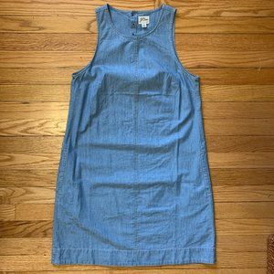 J. Crew Chambray Shift Dress